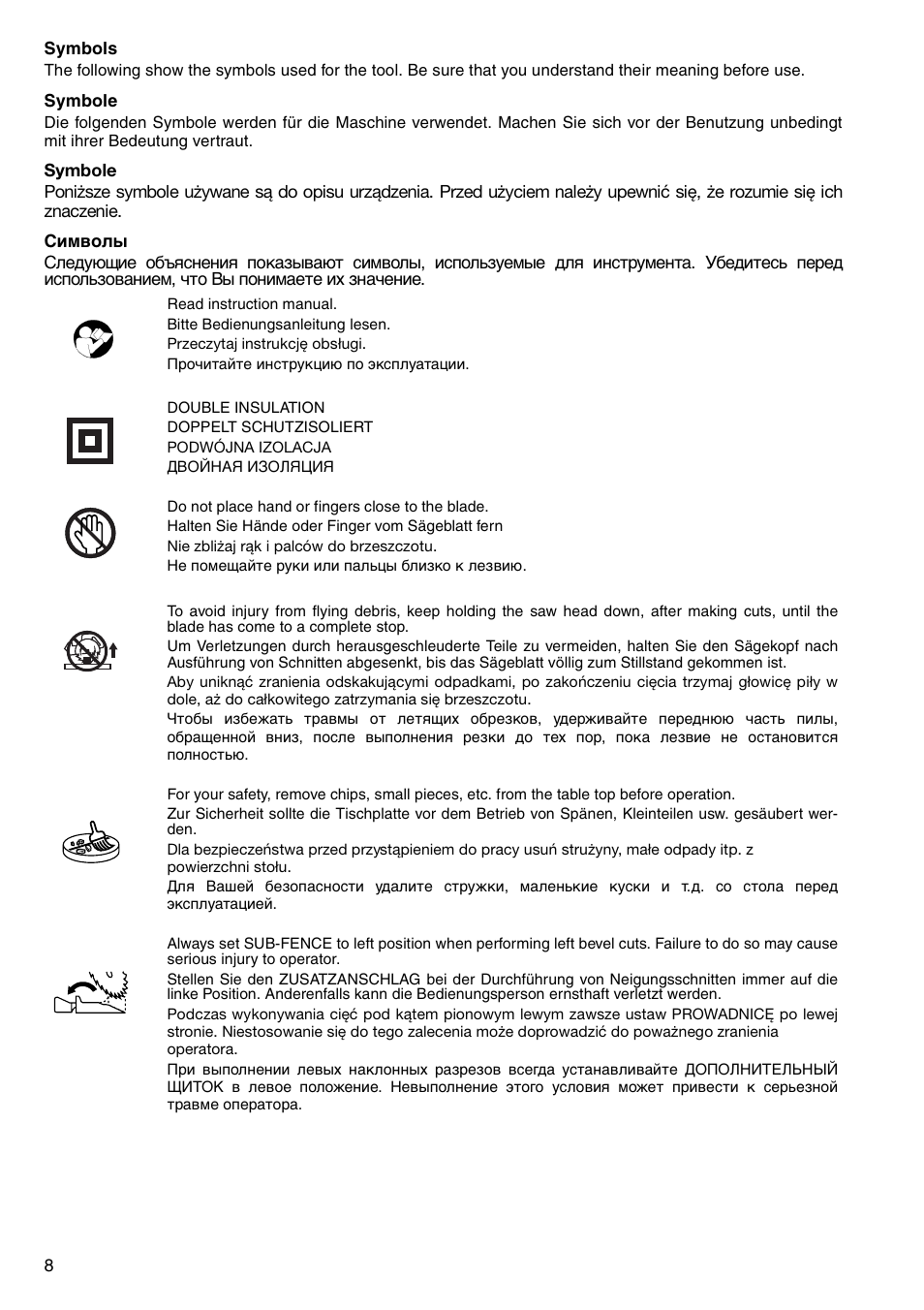 Makita LS1040F User Manual | Page 8 / 44