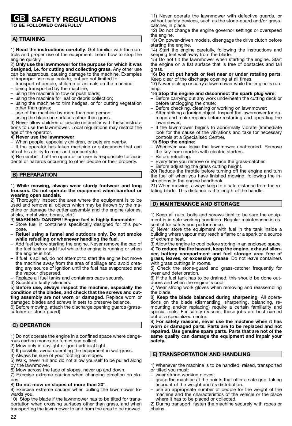 Safety regulations | Makita PLM5115 User Manual | Page 22 / 132