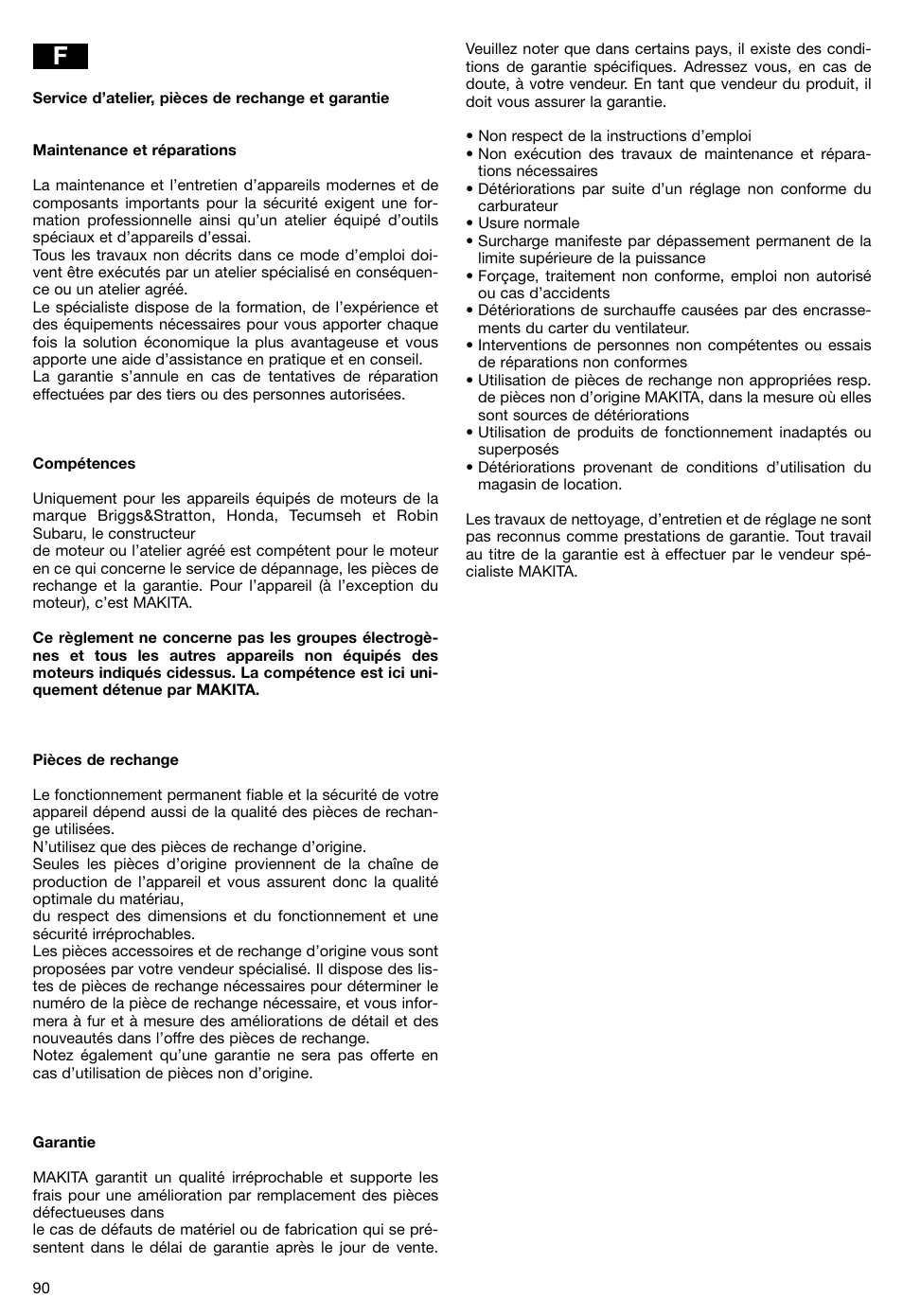 Makita PLM5115 User Manual | Page 90 / 132