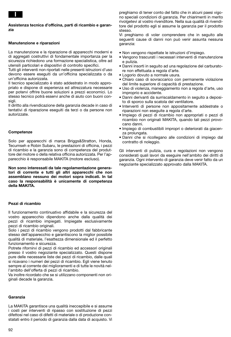 Makita PLM5115 User Manual | Page 92 / 132