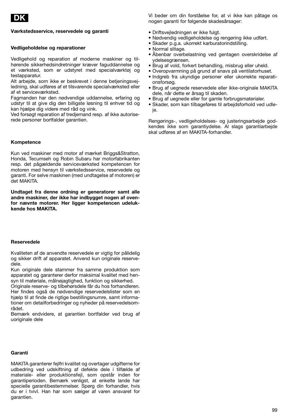 Makita PLM5115 User Manual | Page 99 / 132