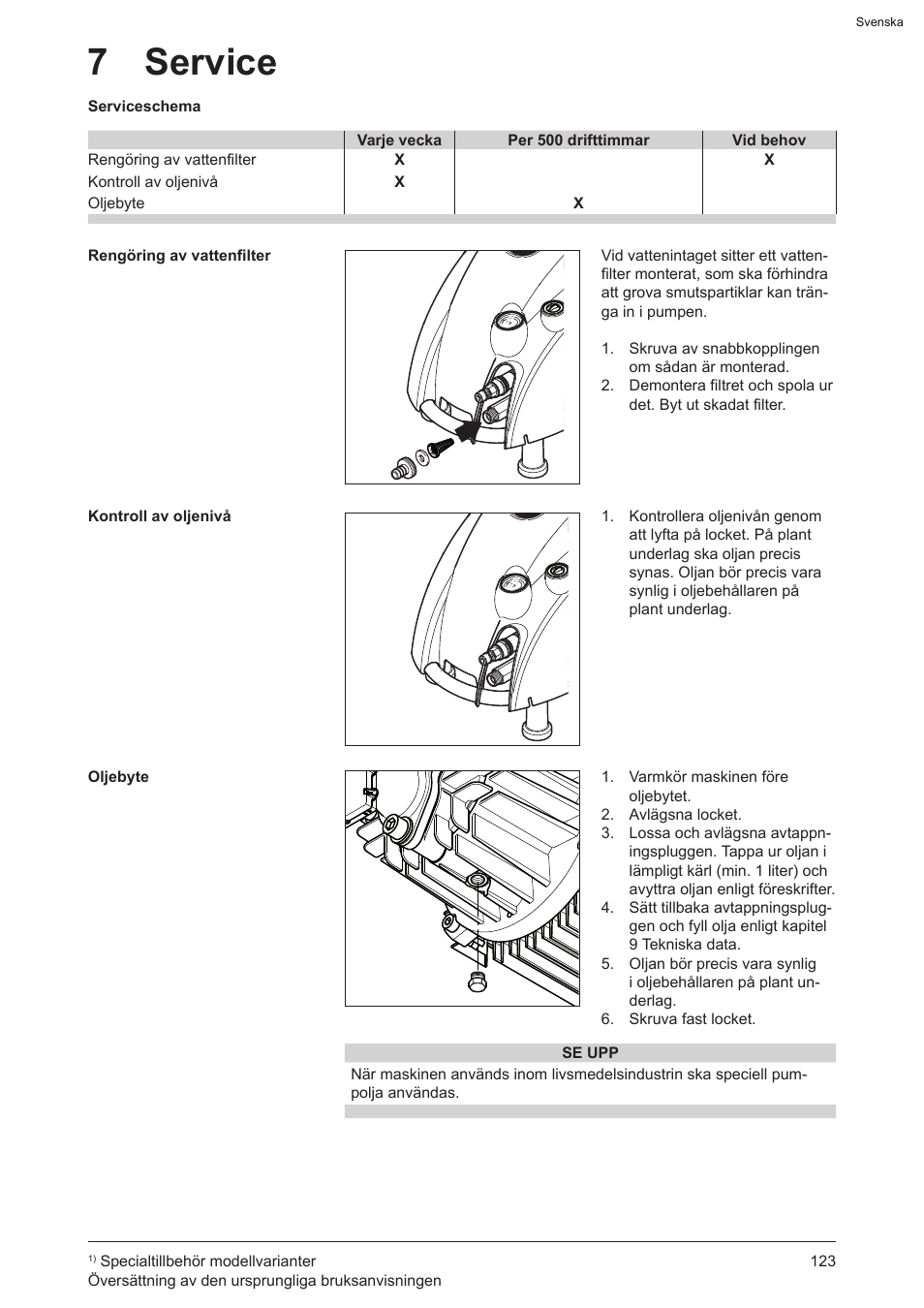 7 service | Graco AquaMax-E 3050 User Manual | Page 123 / 396