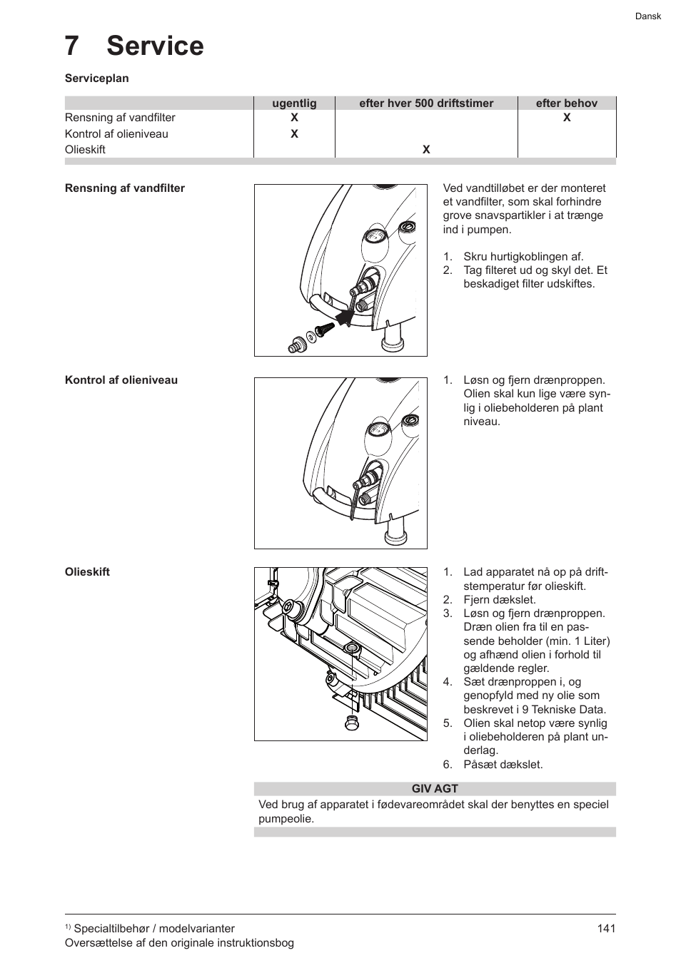 7 service | Graco AquaMax-E 3050 User Manual | Page 141 / 396