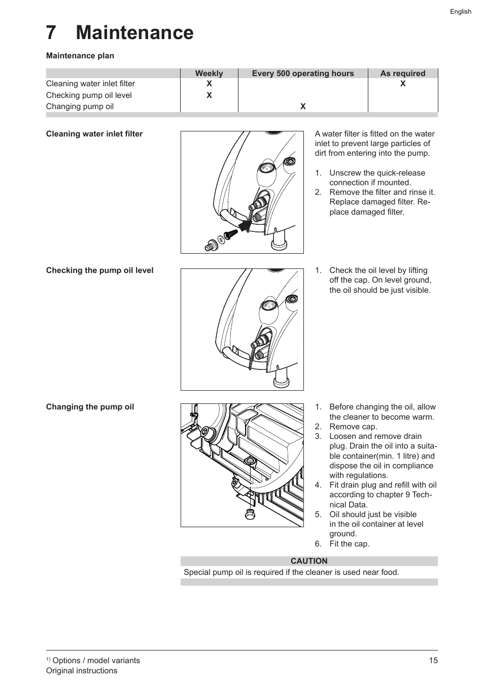 7 maintenance | Graco AquaMax-E 3050 User Manual | Page 15 / 396
