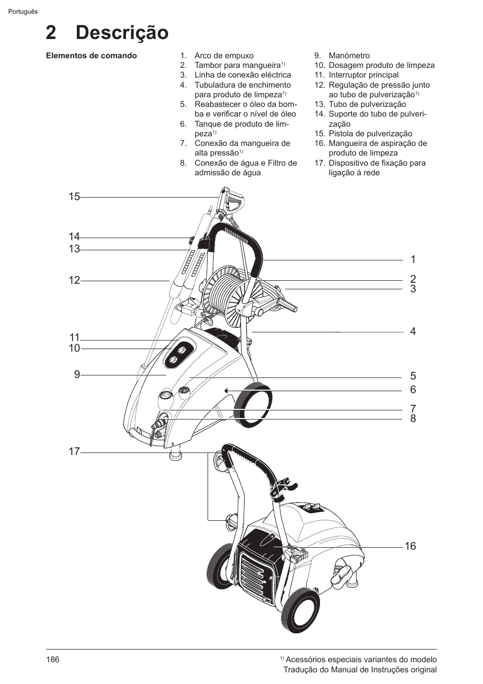 2 descrição | Graco AquaMax-E 3050 User Manual | Page 186 / 396