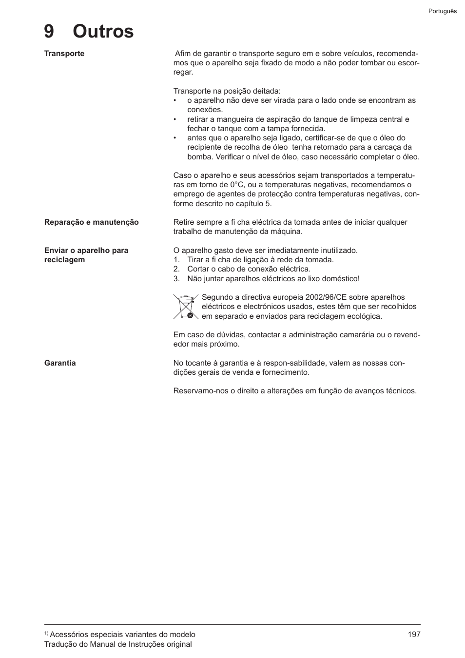9 outros | Graco AquaMax-E 3050 User Manual | Page 197 / 396