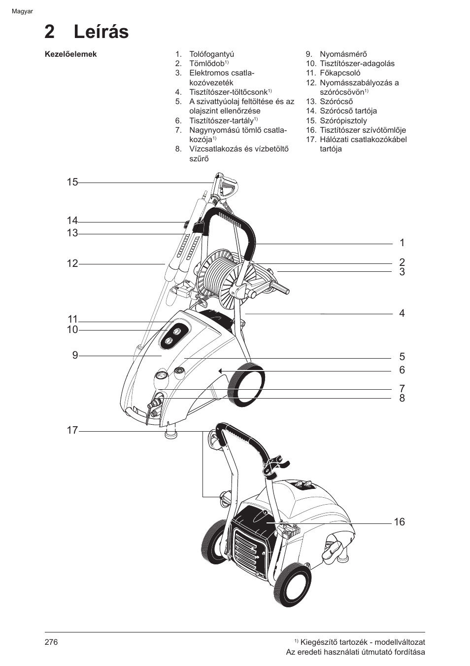 2 leírás | Graco AquaMax-E 3050 User Manual | Page 276 / 396