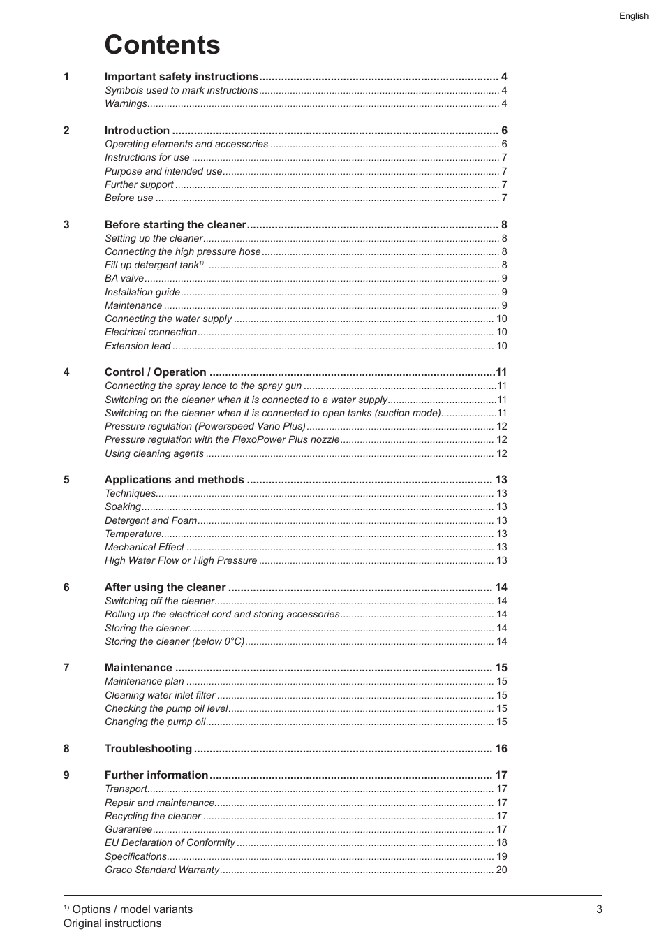 Graco AquaMax-E 3050 User Manual | Page 3 / 396
