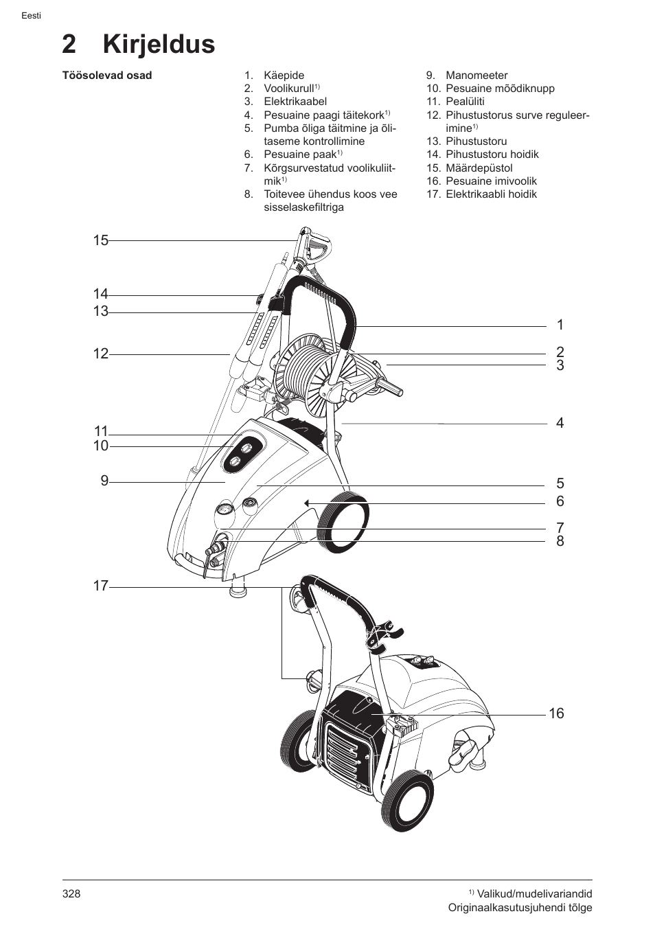 2 kirjeldus | Graco AquaMax-E 3050 User Manual | Page 328 / 396