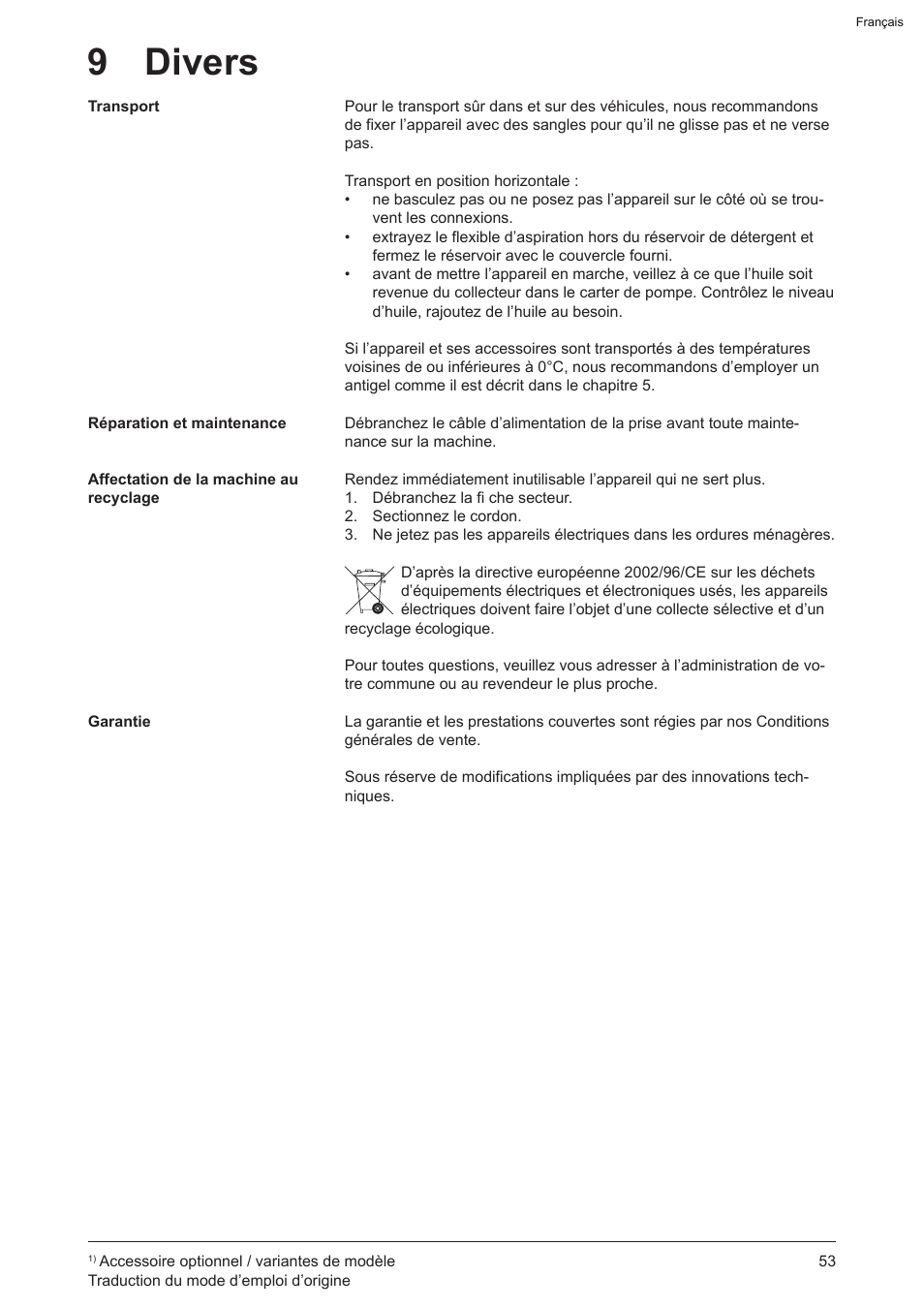 9 divers | Graco AquaMax-E 3050 User Manual | Page 53 / 396