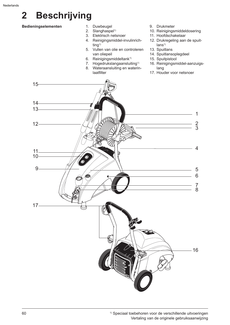 2 beschrijving | Graco AquaMax-E 3050 User Manual | Page 60 / 396
