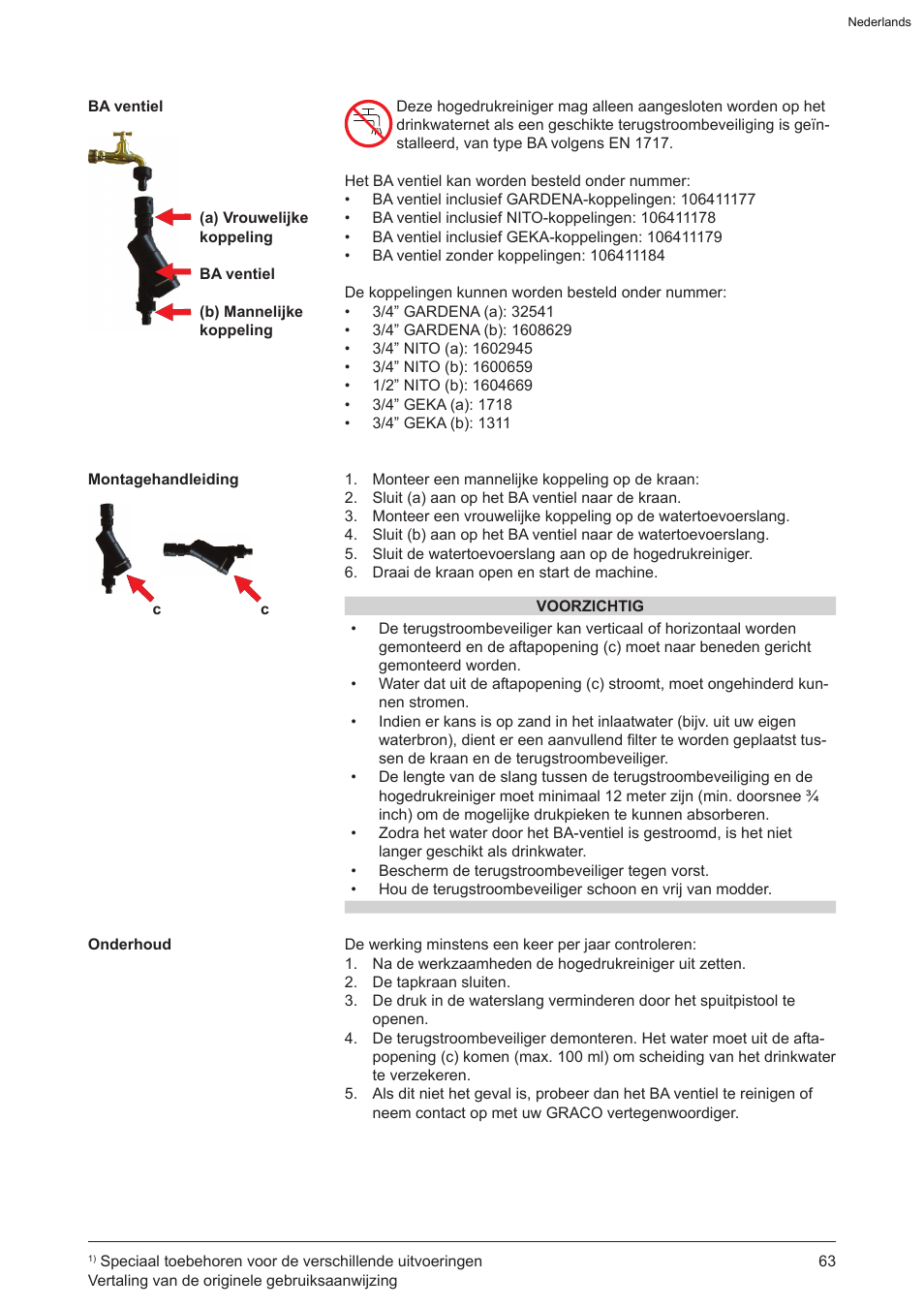 Graco AquaMax-E 3050 User Manual | Page 63 / 396
