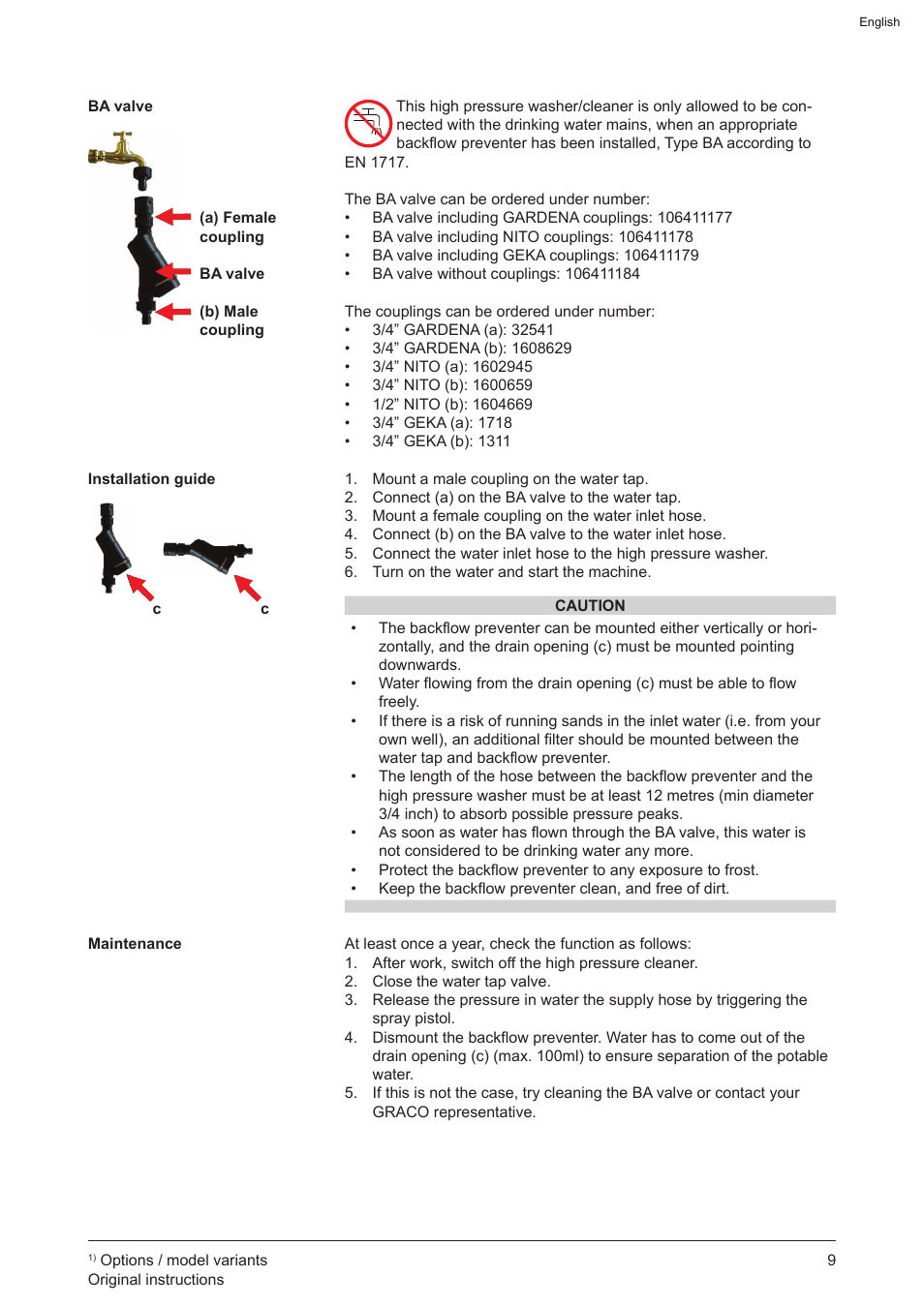 Graco AquaMax-E 3050 User Manual | Page 9 / 396