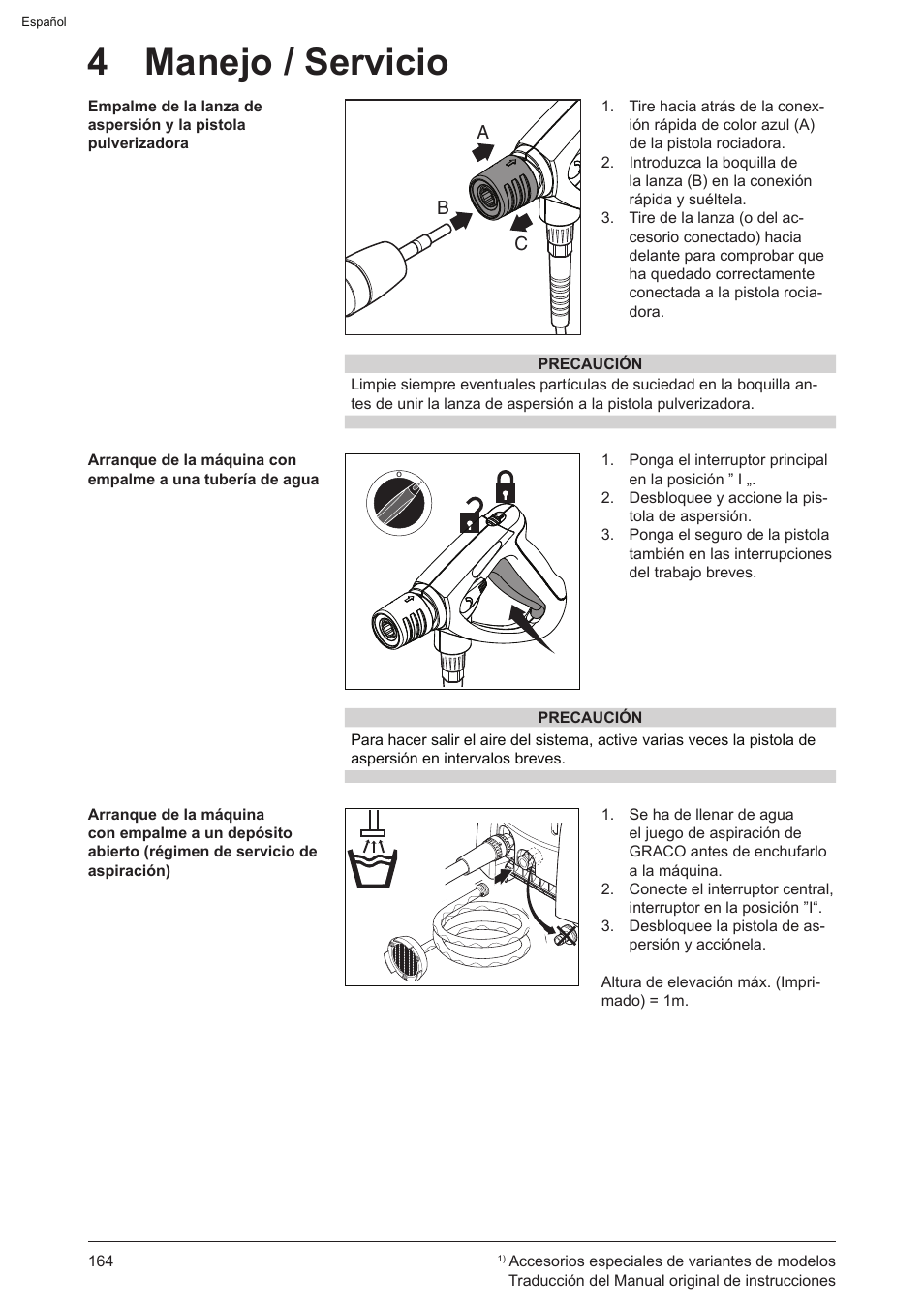 4 manejo / servicio | Graco AquaMax 2335E User Manual | Page 164 / 376