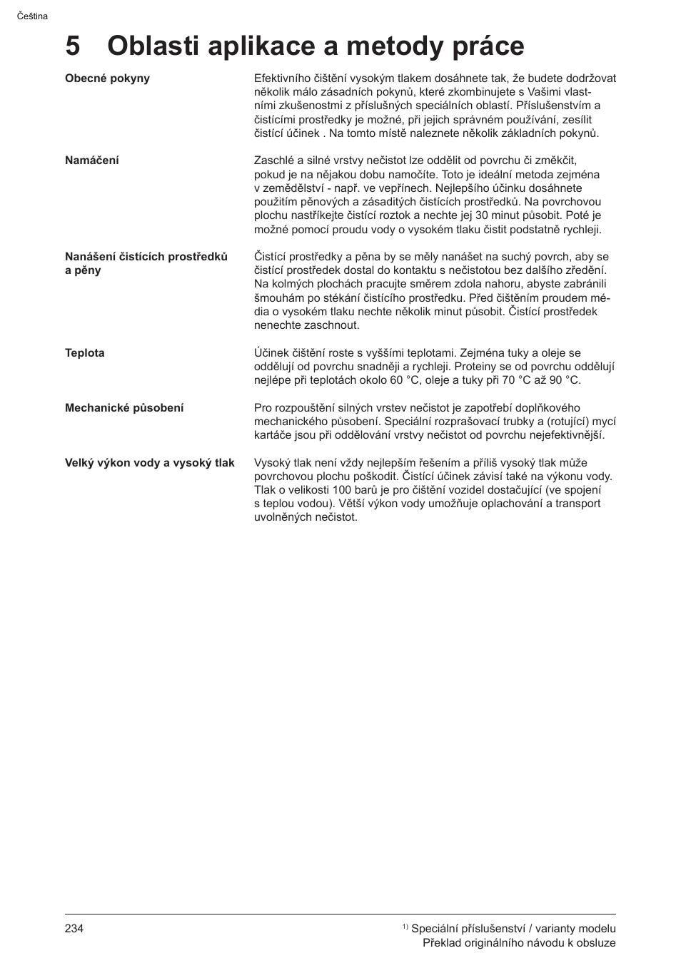 5 oblasti aplikace a metody práce | Graco AquaMax 2335E User Manual | Page 234 / 376