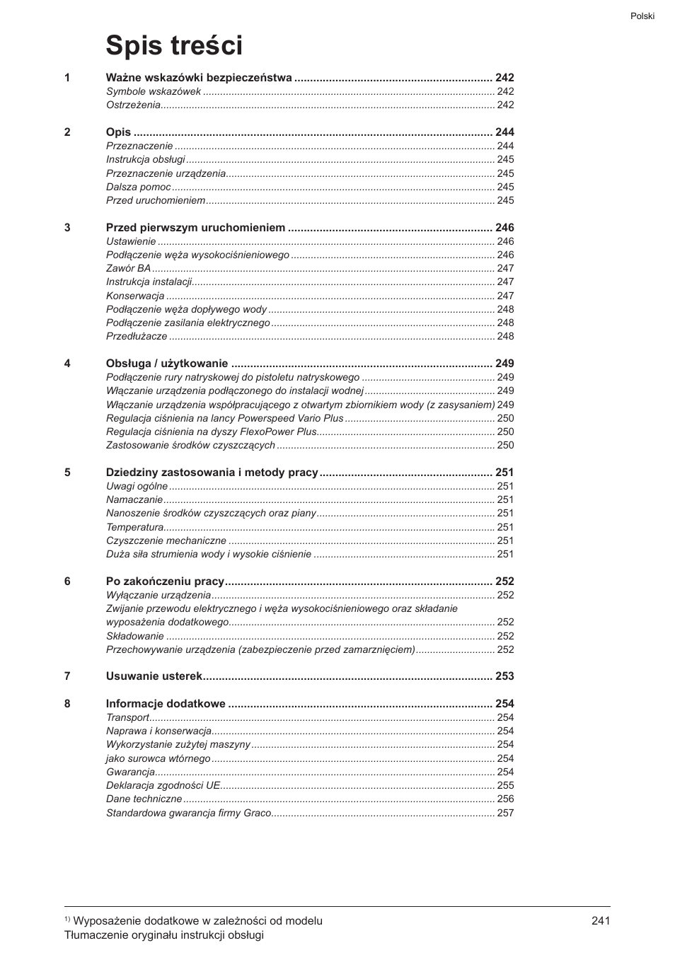 Graco AquaMax 2335E User Manual | Page 241 / 376