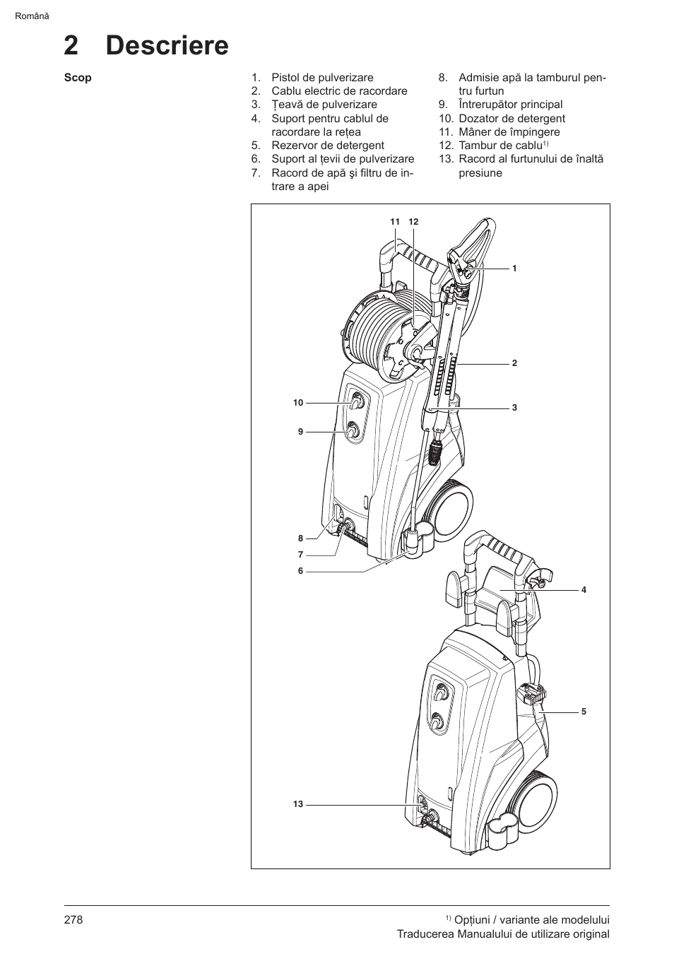 2 descriere | Graco AquaMax 2335E User Manual | Page 278 / 376