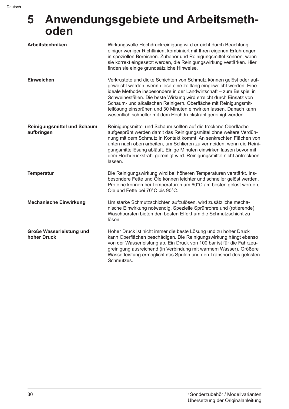 5 anwendungsgebiete und arbeitsmeth- oden | Graco AquaMax 2335E User Manual | Page 30 / 376