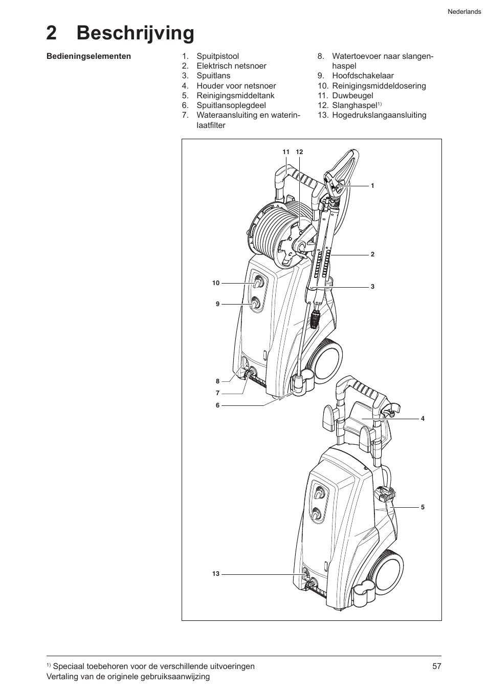 2 beschrijving | Graco AquaMax 2335E User Manual | Page 57 / 376