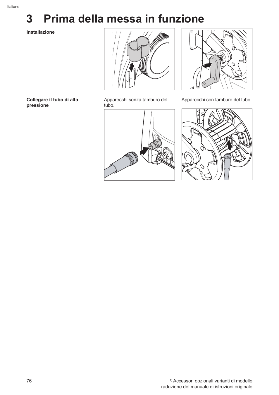 3 prima della messa in funzione | Graco AquaMax 2335E User Manual | Page 76 / 376