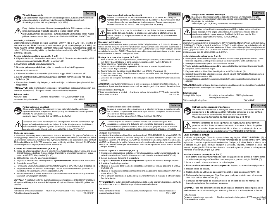 Cleanshot™ shut-off valve | Graco CleanShot User Manual | Page 3 / 6