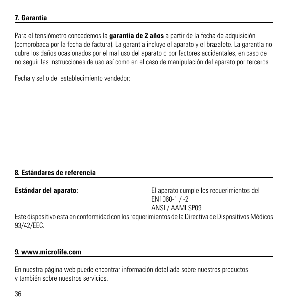 Microlife AG1-10 User Manual | Page 39 / 68