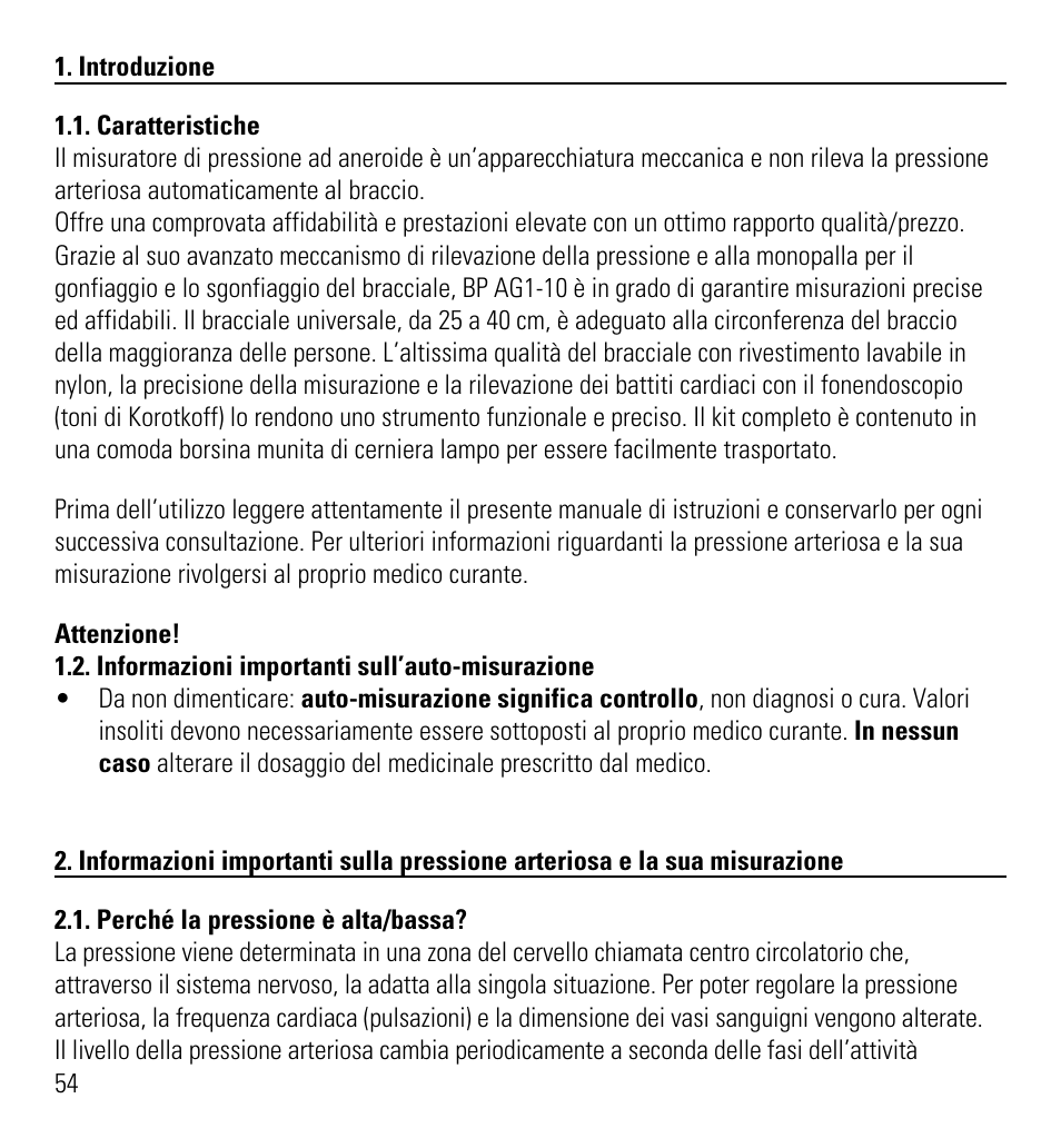 Microlife AG1-10 User Manual | Page 57 / 68