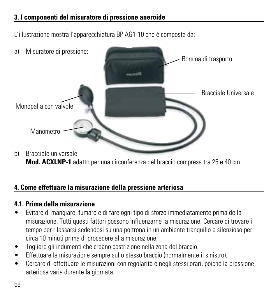 Microlife AG1-10 User Manual | Page 61 / 68