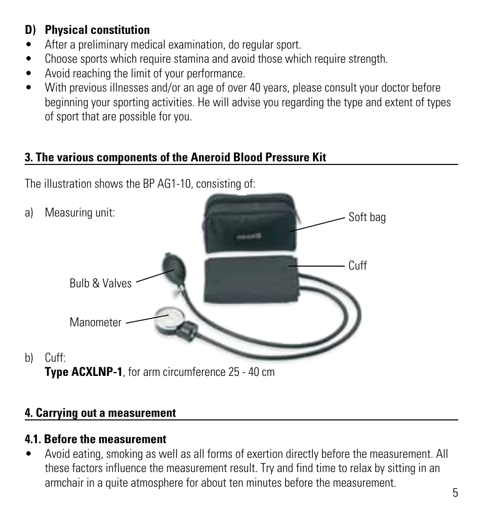 Microlife AG1-10 User Manual | Page 8 / 68