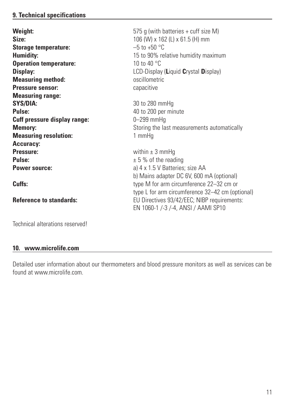 Microlife BP 2BHO User Manual | Page 14 / 50