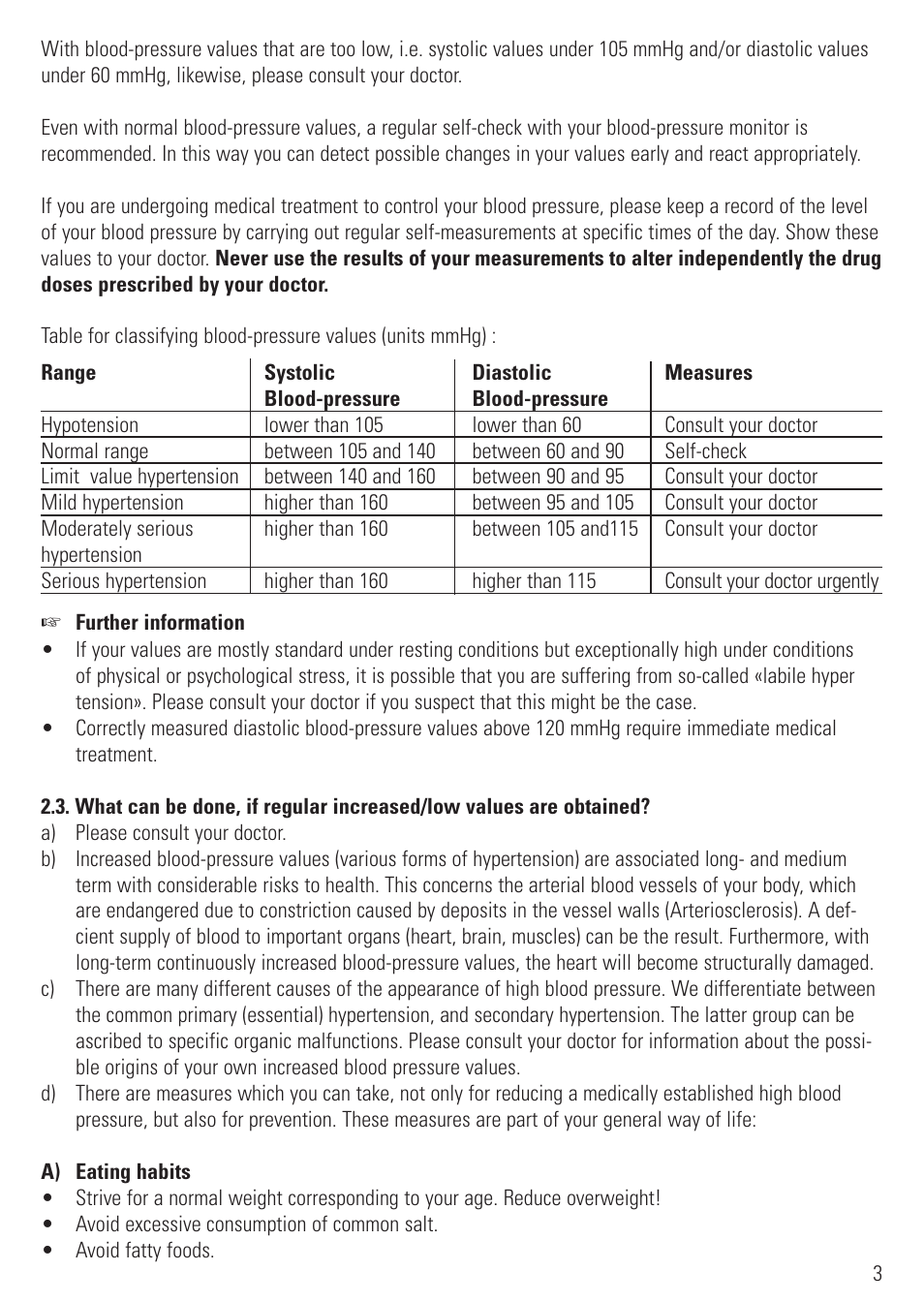 Microlife BP 2BHO User Manual | Page 6 / 50