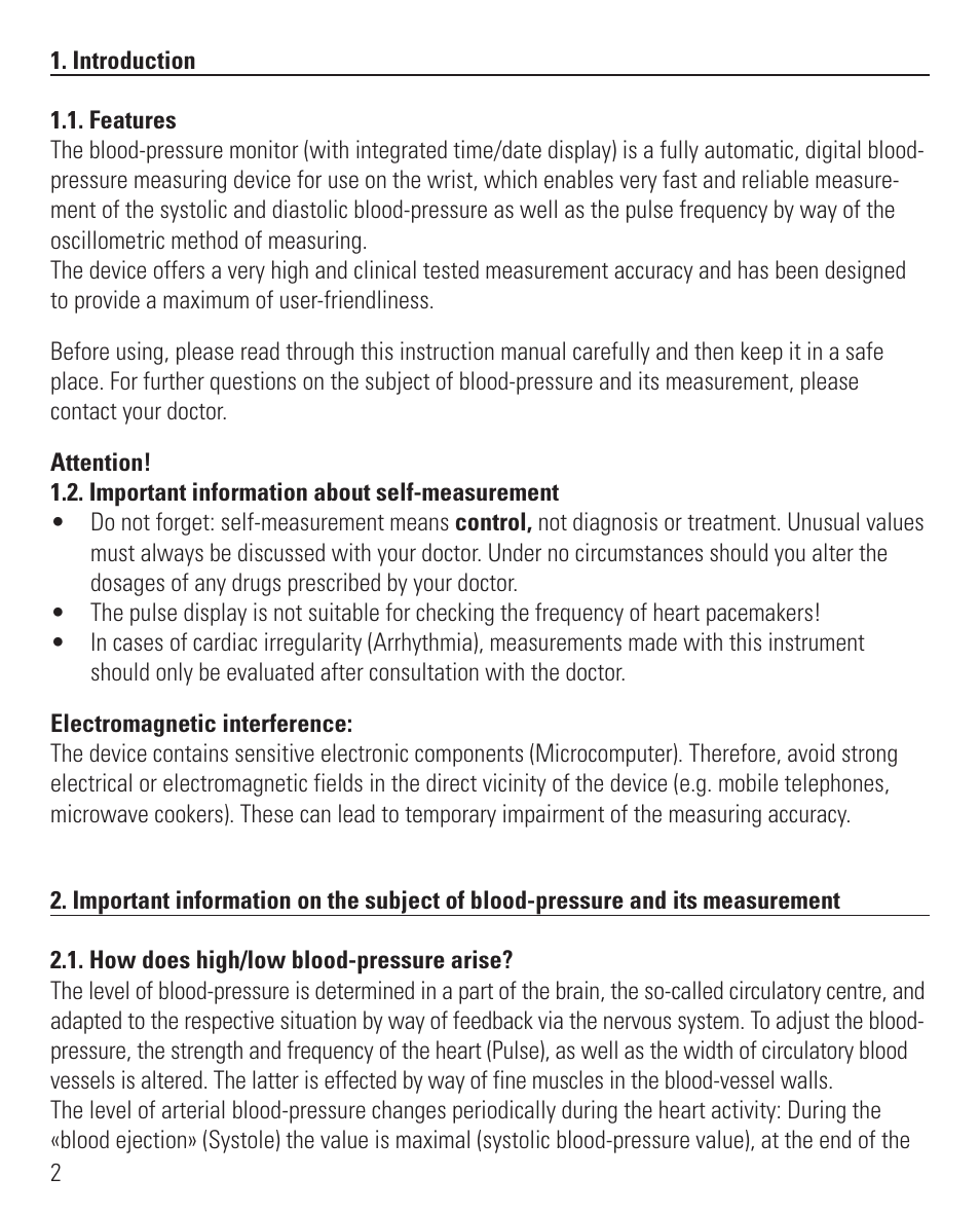 Microlife BP 3BEO-4 User Manual | Page 5 / 50