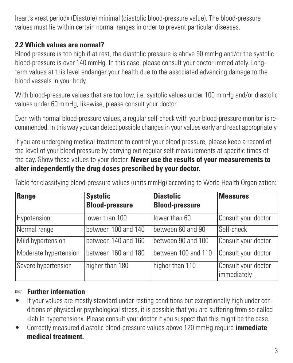 Microlife BP 3BEO-4 User Manual | Page 6 / 50