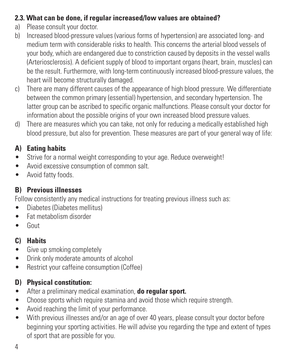 Microlife BP 3BEO-4 User Manual | Page 7 / 50