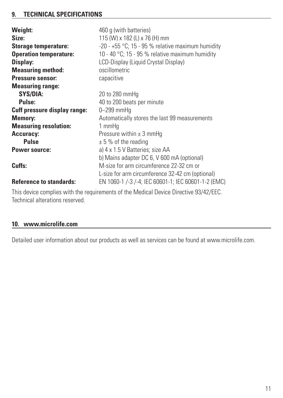Microlife BP 3BTO-AP User Manual | Page 14 / 48