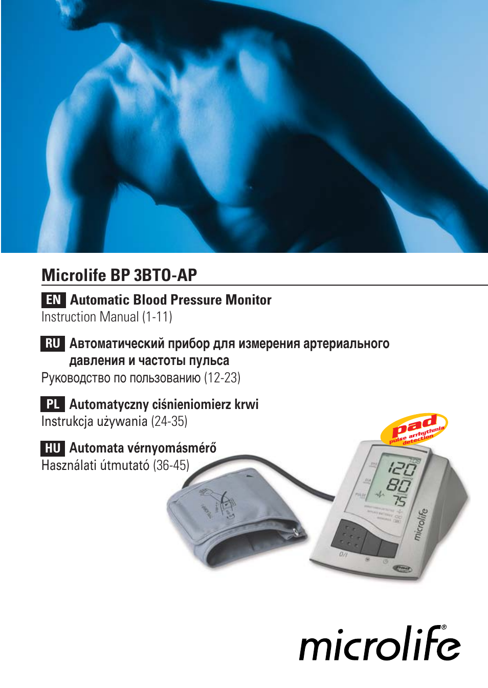 Microlife bp 3bto-ap | Microlife BP 3BTO-AP User Manual | Page 2 / 48