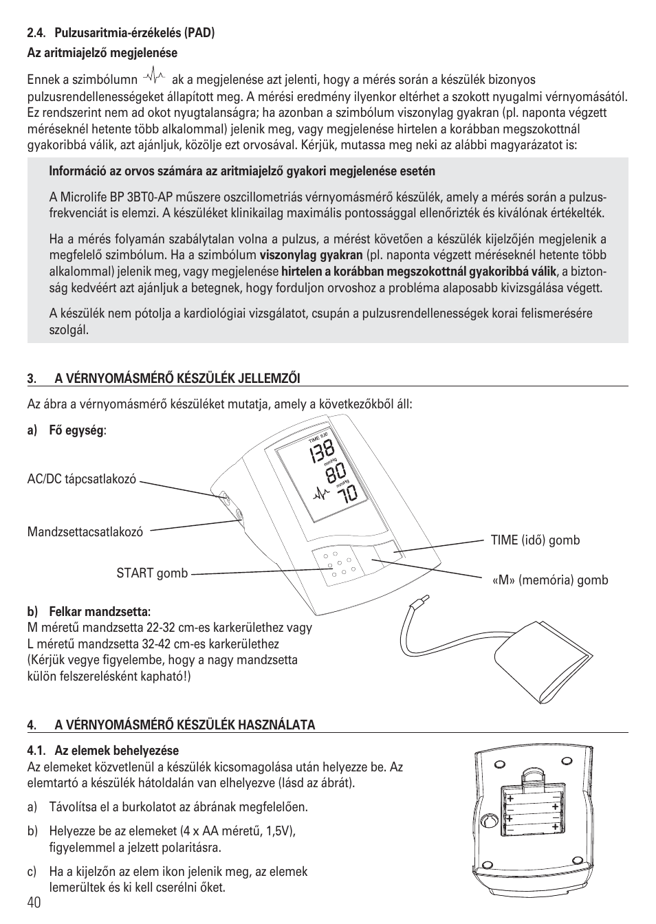 Microlife BP 3BTO-AP User Manual | Page 43 / 48