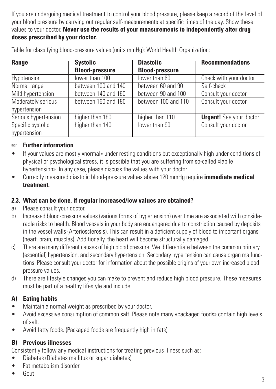 Microlife BP 3BTO-AP User Manual | Page 6 / 48