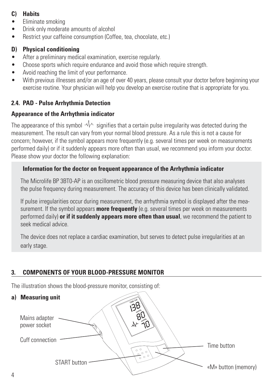 Microlife BP 3BTO-AP User Manual | Page 7 / 48