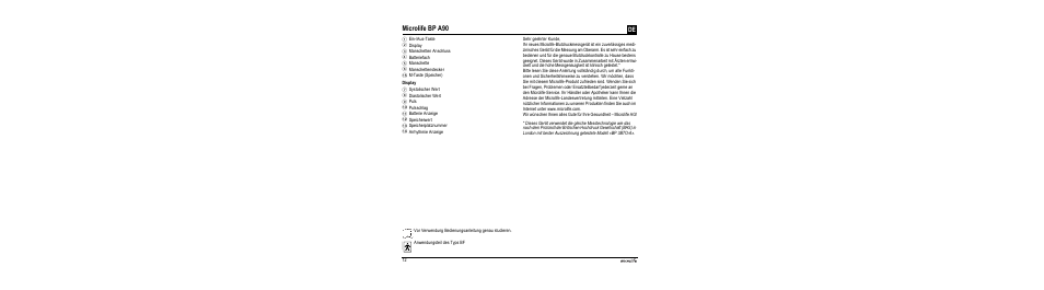 Microlife bp a90 | Microlife BP A90-30 User Manual | Page 14 / 37