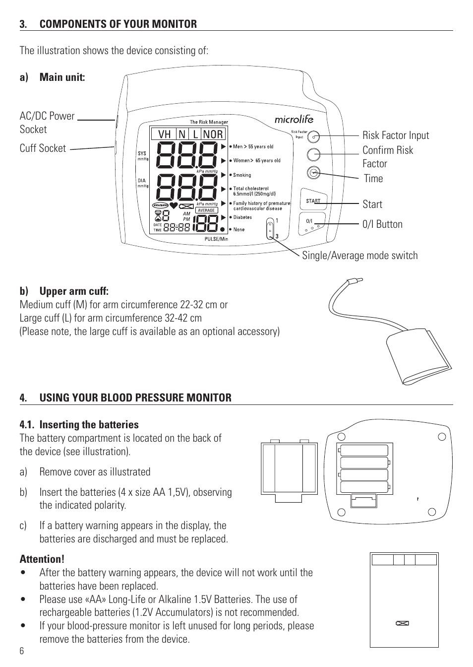 Microlife BP RM 100 User Manual | Page 9 / 66