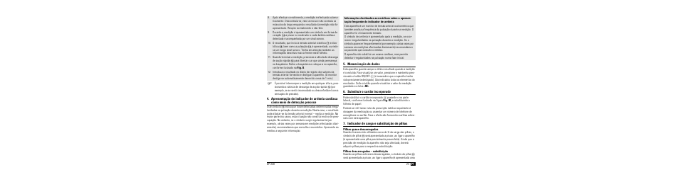 Memorização de dados, Substituir o cartão incorporado, Indicador de carga e substituição de pilhas | Pilhas quase descarregadas, Pilhas descarregadas - substituição | Microlife BP A80 User Manual | Page 25 / 107