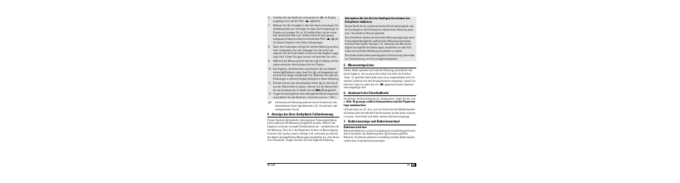 Anzeige der herz-arrhythmie früherkennung, Messwertspeicher, Austausch der einschubkarte | Batterieanzeige und batteriewechsel, Batterien bald leer | Microlife BP A80 User Manual | Page 31 / 107