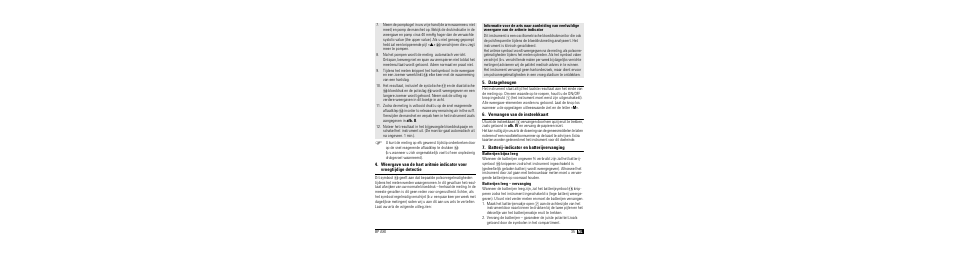 Datageheugen, Vervangen van de insteekkaart, Batterij-indicator en batterijvervanging | Batterijen bijna leeg, Batterijen leeg - vervanging | Microlife BP A80 User Manual | Page 37 / 107