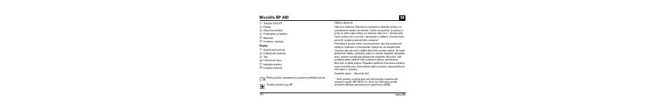 Microlife bp a90 | Microlife BP A90 User Manual | Page 110 / 153