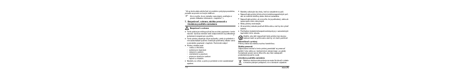 M bezpeènos» a ochrana, Starostlivos» o prístroj, Skú¶ka presnosti | Likvidácia pou½itého zariadenia | Microlife BP A90 User Manual | Page 116 / 153