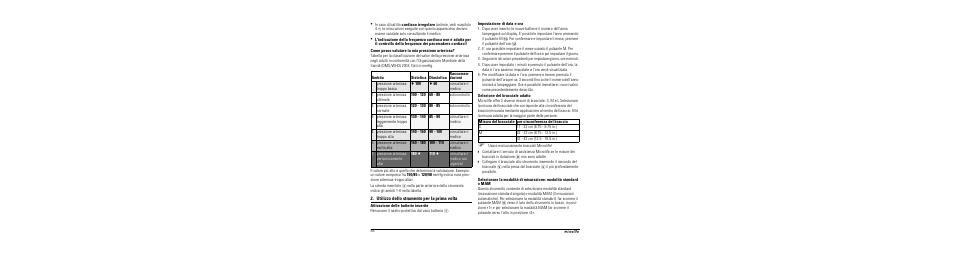 Come posso valutare la mia pressione arteriosa, Utilizzo dello strumento per la prima volta, Attivazione delle batterie inserite | Impostazione di data e ora, Selezione del bracciale adatto | Microlife BP A100 Plus User Manual | Page 100 / 105