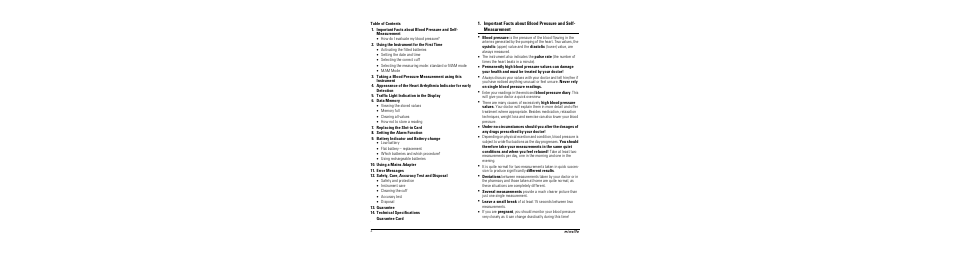 Microlife BP A100 Plus User Manual | Page 4 / 105