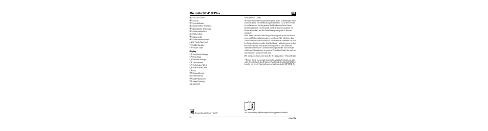 Microlife bp a100 plus | Microlife BP A100 Plus User Manual | Page 90 / 105