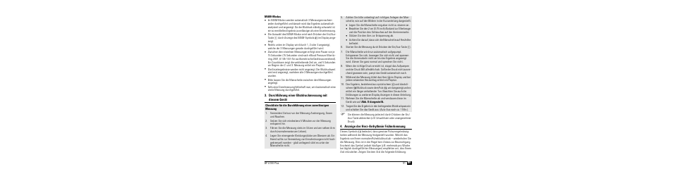 Mam-modus, Anzeige der herz-arrhythmie früherkennung | Microlife BP A100 Plus User Manual | Page 93 / 105